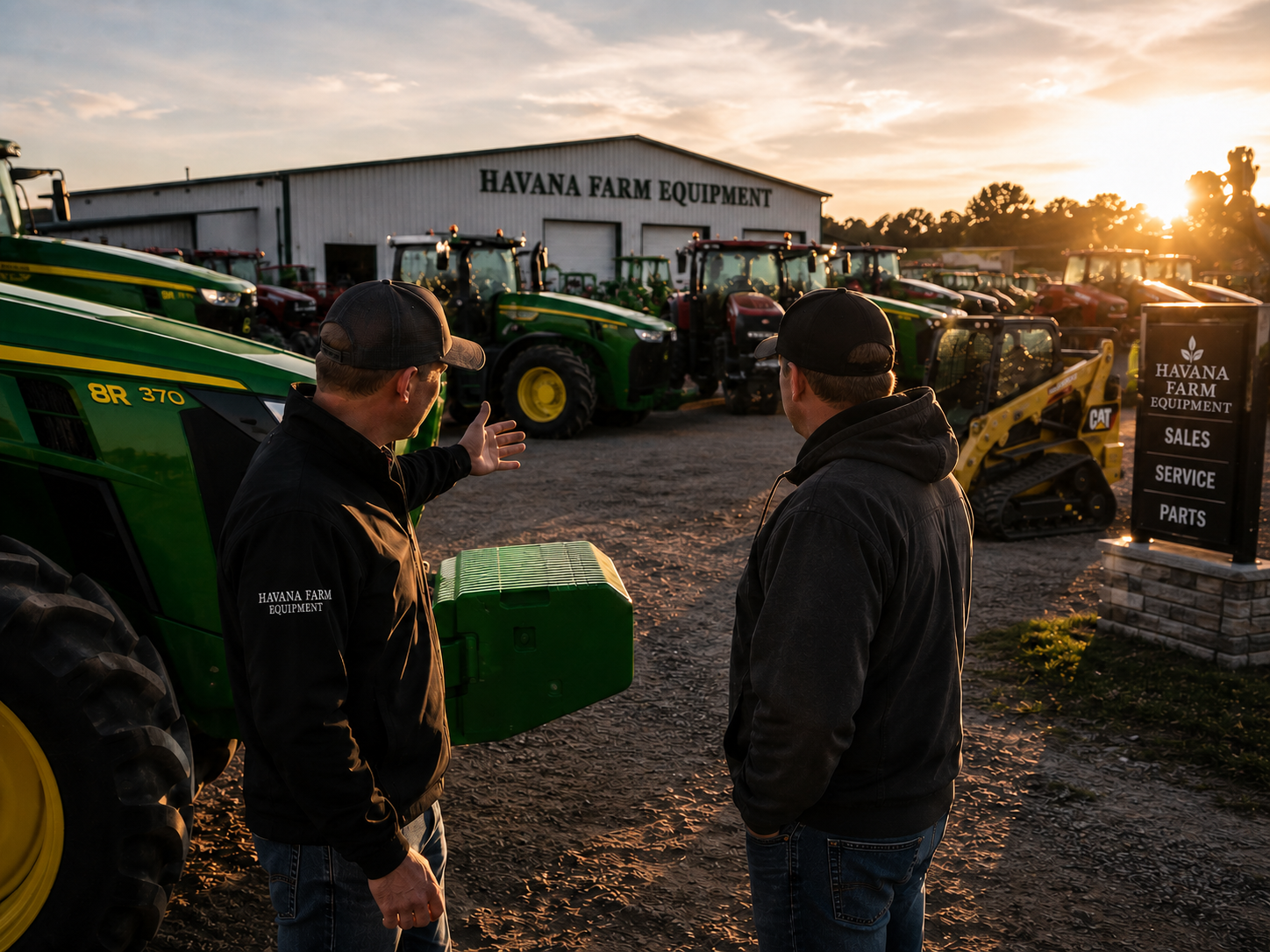 Havana Farm Equipment tractor ready for delivery