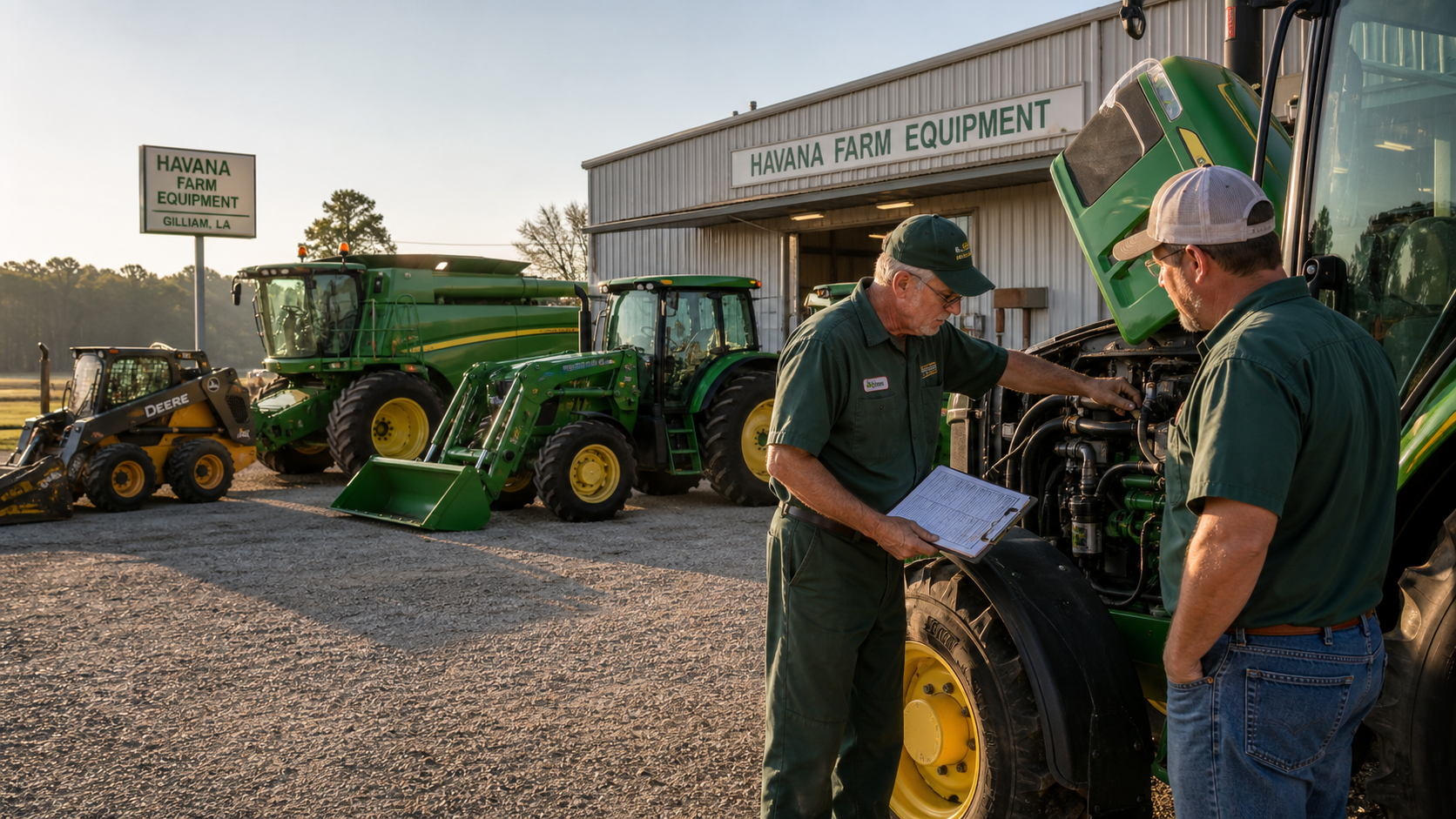 Havana Farm Equipment tractor ready for delivery