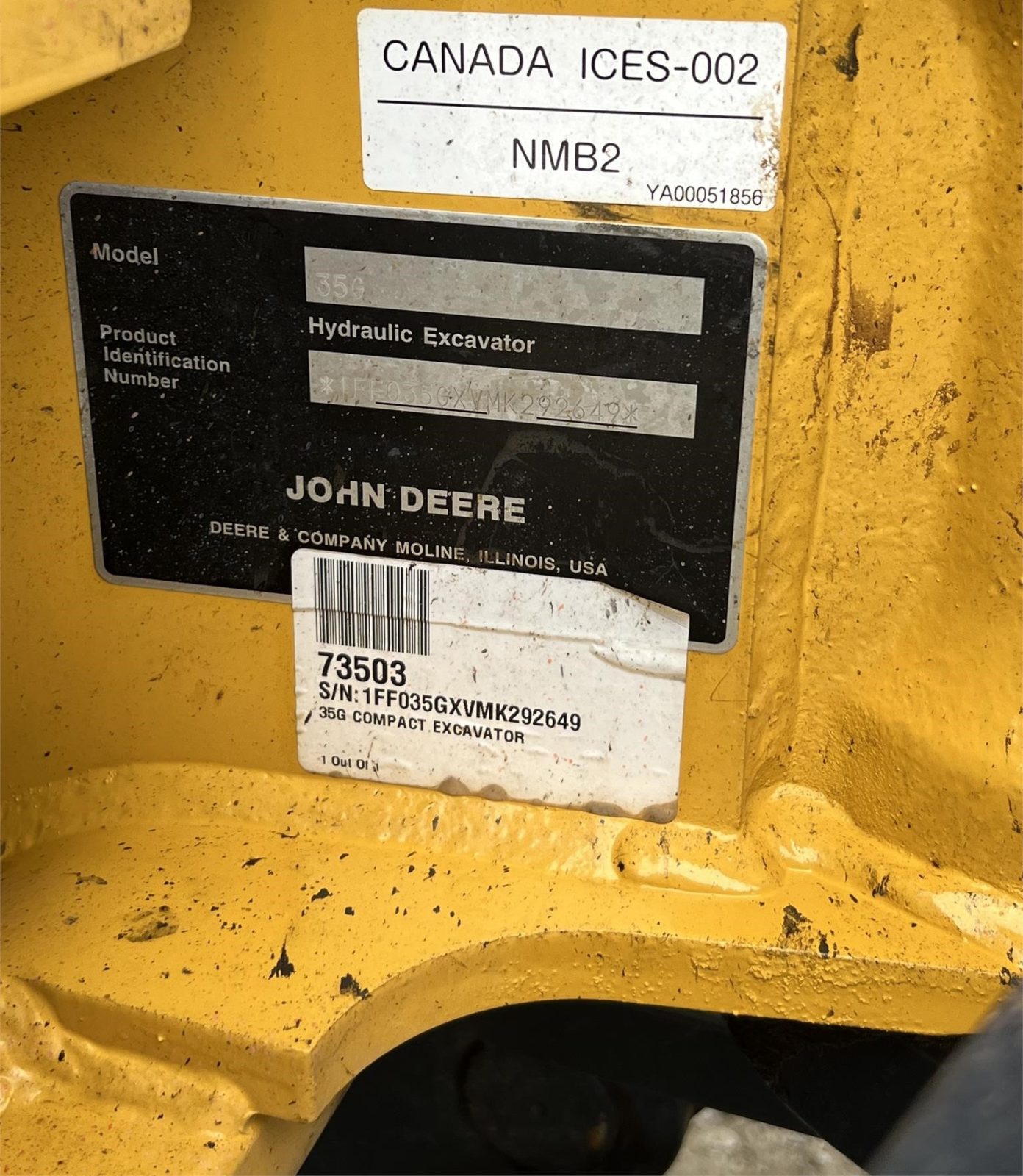 2021 Deere 35G Mini Excavator photo 16